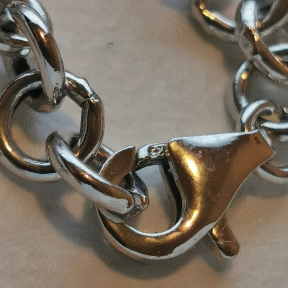 Sterling purse  charm bracelet - Picture 7 of 7